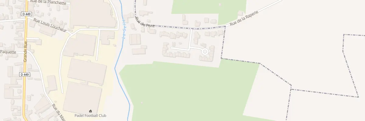 Plan du 32 Vc Res au Dela de l’Eau à Noyelles-sur-Selle
