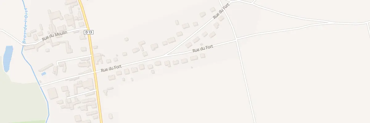 Plan du 20 Rue du Fort à Achery