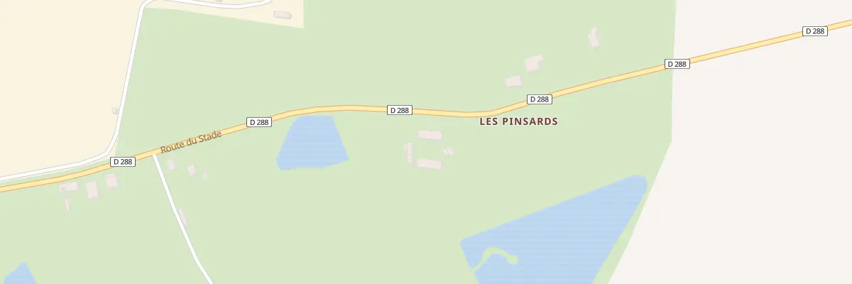 Plan du 5040 Les Pinsards à Gennetines