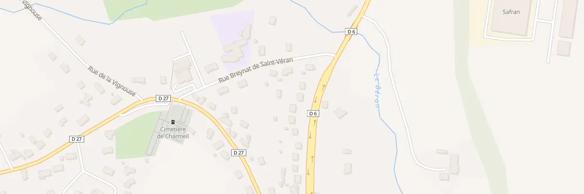 Plan du 46 Rte de St Pourcain à Charmeil