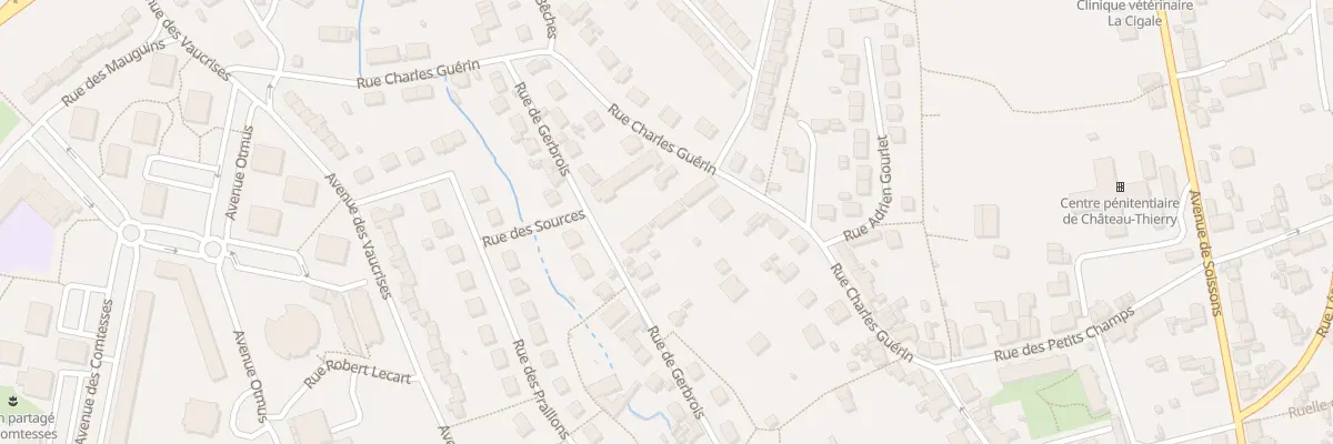 Plan du 34C Rue Charles Guérin à Château-Thierry