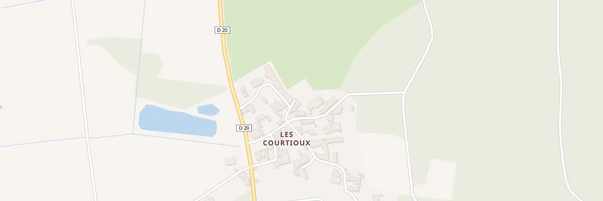 Plan du 15 Les Courtioux à Ravel