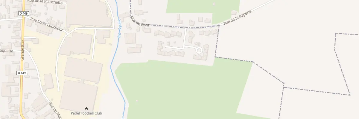 Plan du 34 Vc Res au Dela de l’Eau à Noyelles-sur-Selle