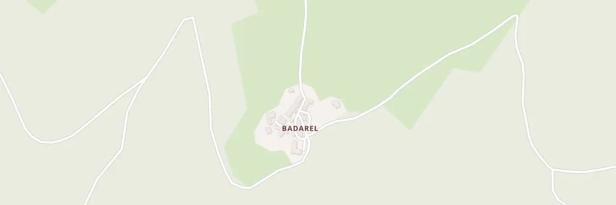 Plan du 1 Badarel à Bansat