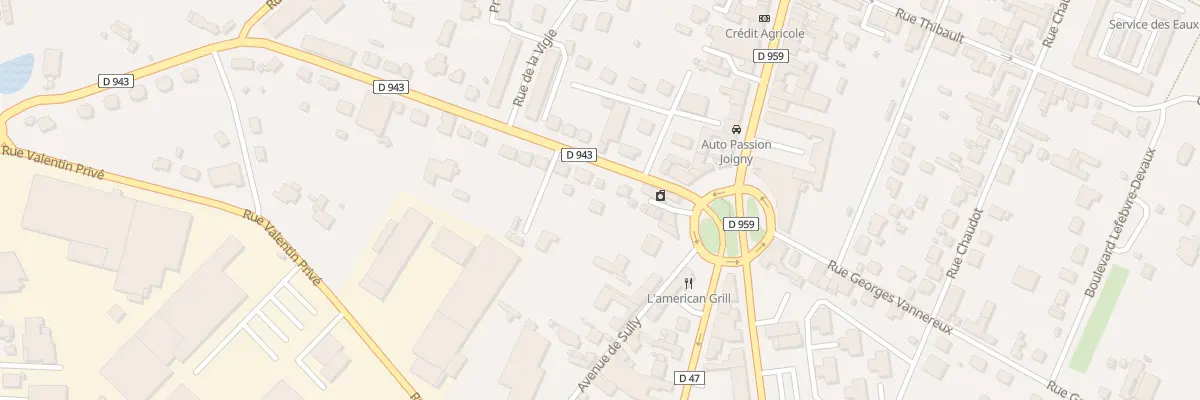 Plan du 5 Rue Aristide Briand à Joigny