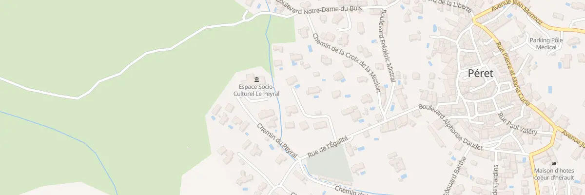 Plan du 5288F Rue de l’Égalité à Péret