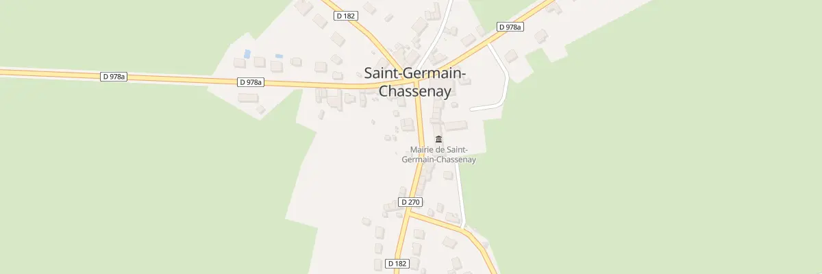 Plan du 7 Le Bourg à Saint-Germain-Chassenay