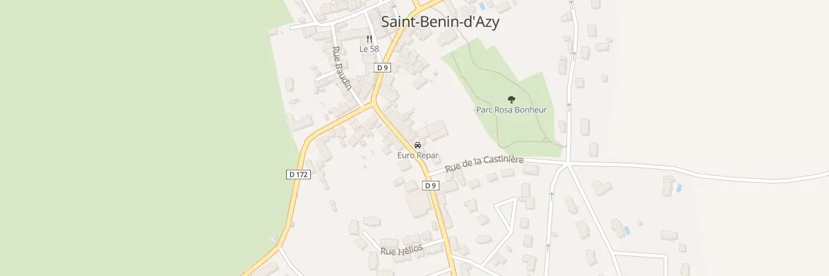Plan du 11B Rue Victor Hugo à Saint-Benin-d’Azy