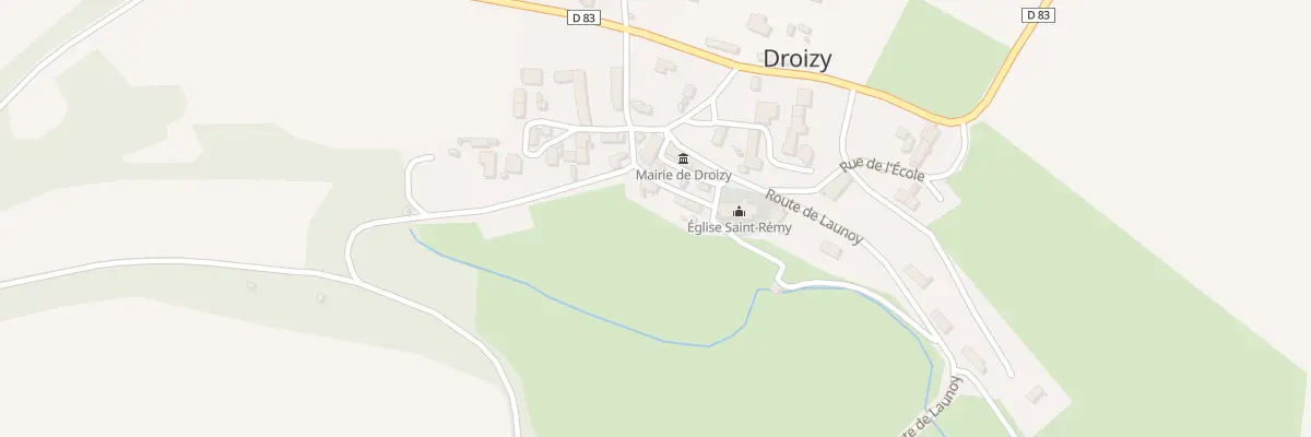 Plan du 10 Rue de l’Eglise à Droizy