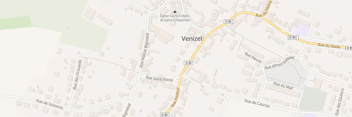 Plan du 90 Rue Pasteur à Venizel