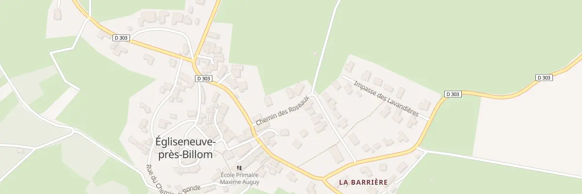 Plan du 81 Chem des Roseaux à Égliseneuve-près-Billom
