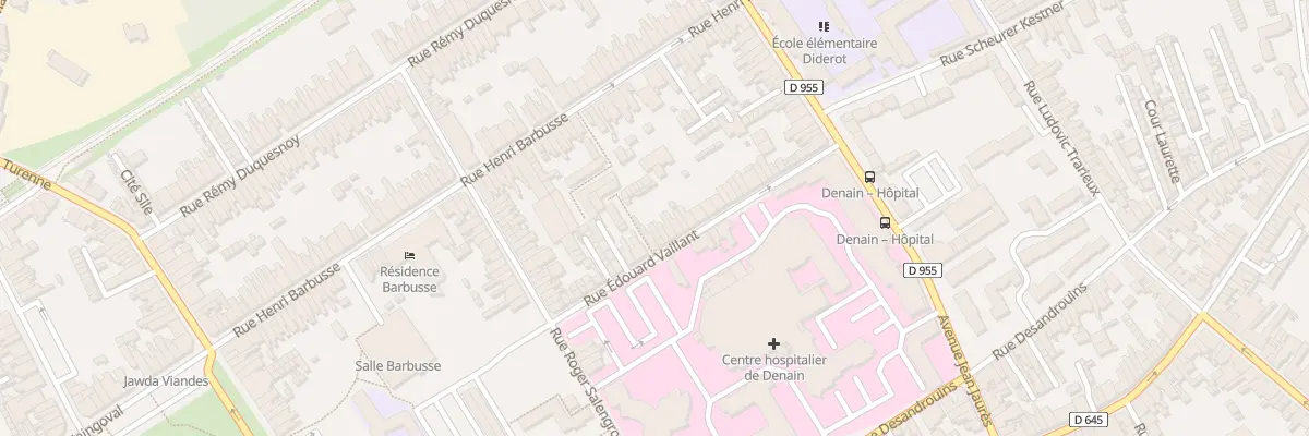 Plan du 29 Rue Edouard Vaillant à Denain