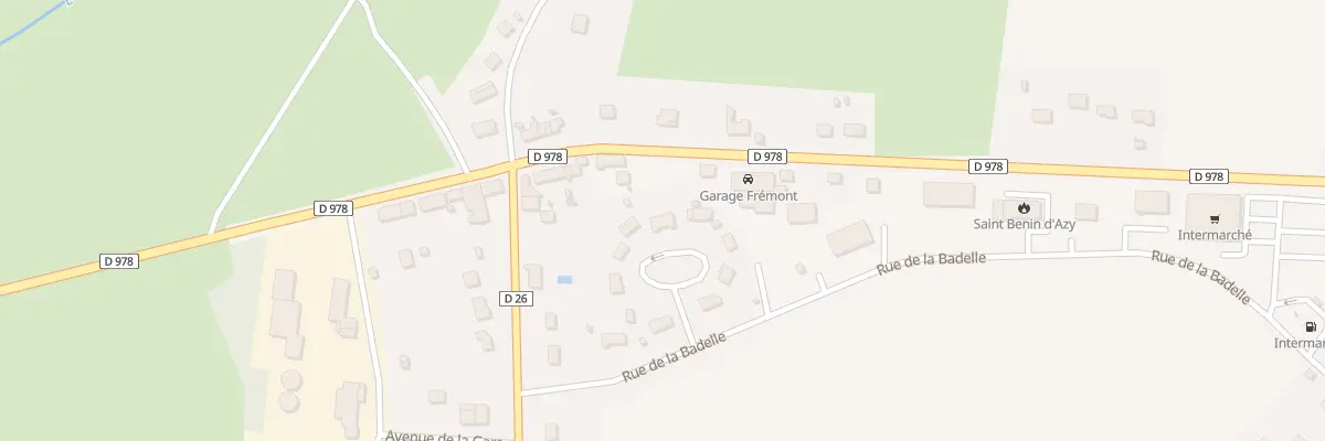 Plan du 11 Rue de la Badelle à Saint-Benin-d’Azy