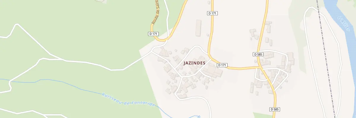 Plan du 5208 Jazindes à Villeneuve-d’Allier