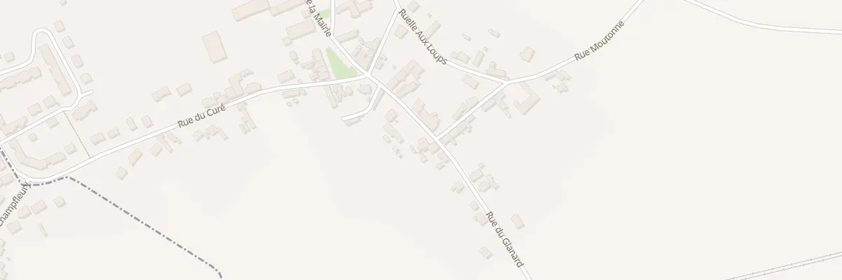 Plan du 6 Rue du Glanard à Danizy