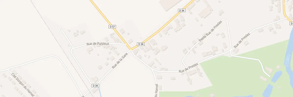 Plan du 39 Rue de la Gare à Mézières-sur-Oise