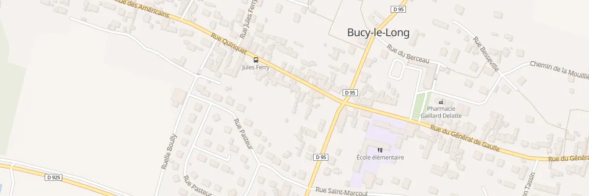 Plan du 24 Rue Quinquet à Bucy-le-Long