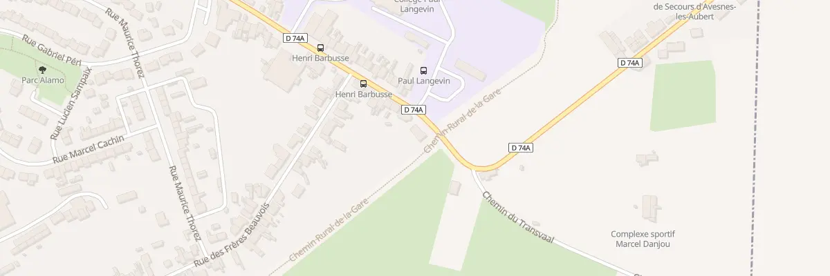 Plan du 169B Rue Henri Barbusse à Avesnes-les-Aubert