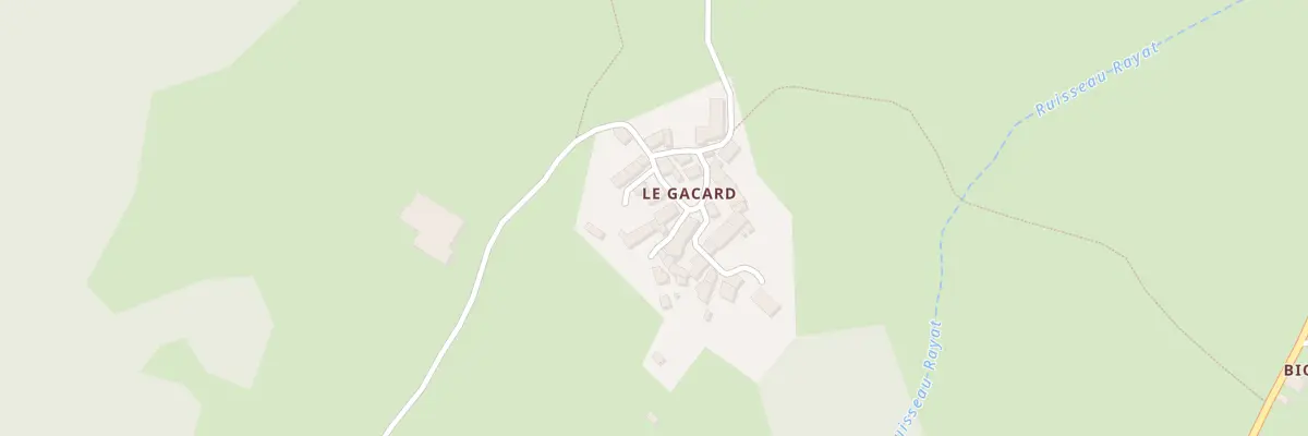 Plan du 5112 Le Gacard à Isserteaux