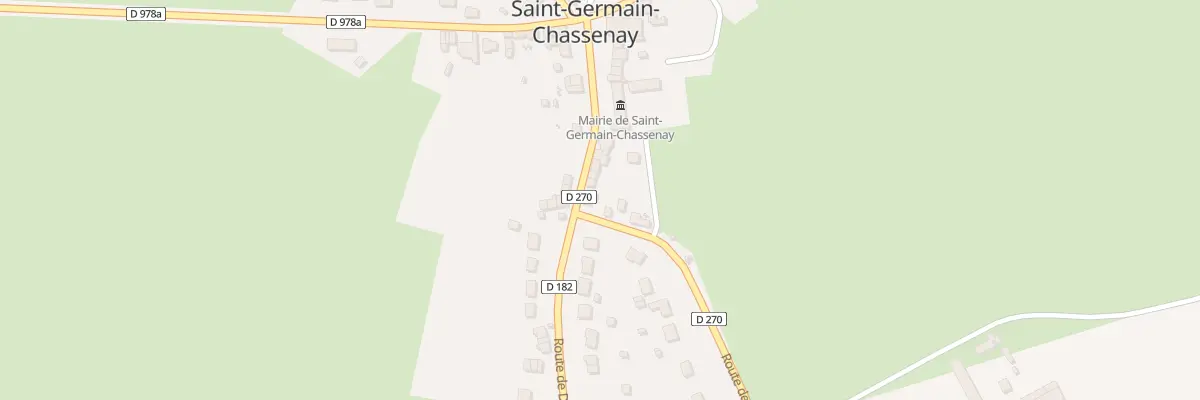 Plan du 32 Le Bourg à Saint-Germain-Chassenay