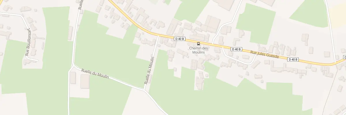 Plan du 44 Rue Jules Guesde à Hasnon