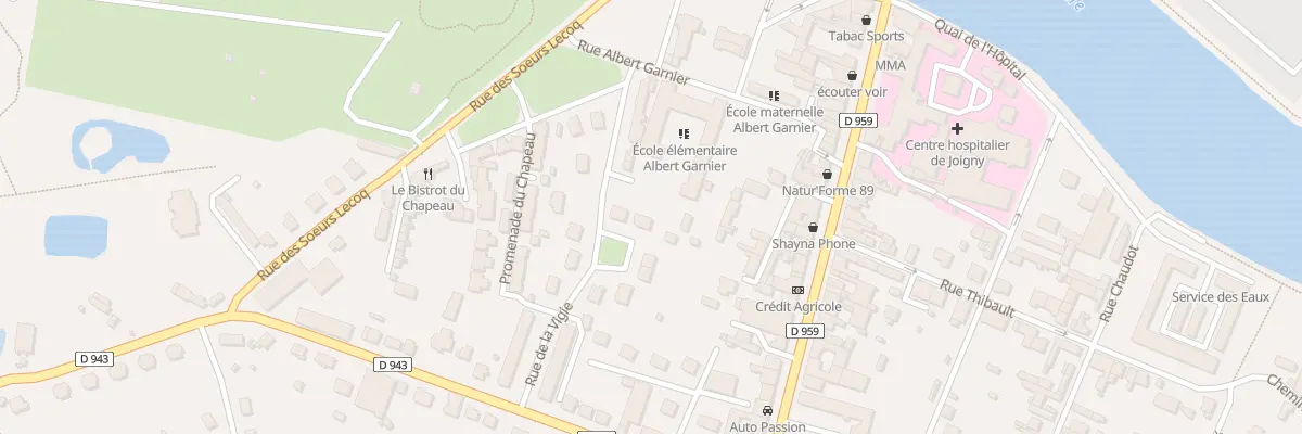 Plan du 11 Rue de la Vigie à Joigny