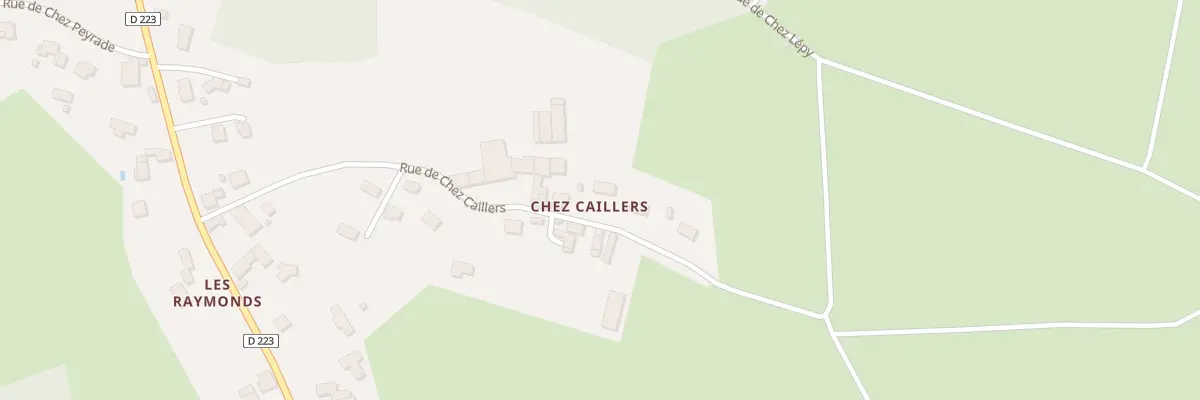 Plan du 5086 Chez Caillers à Bulhon