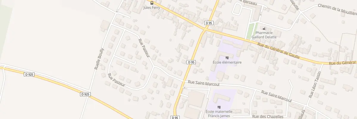 Plan du 8 Rue de la Libération à Bucy-le-Long