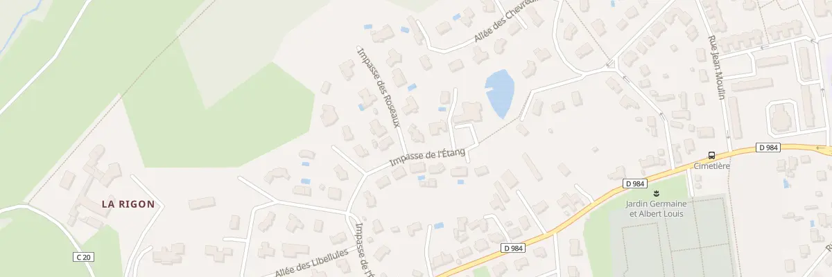 Plan du 13 Imp de l’Etang à Bellerive-sur-Allier