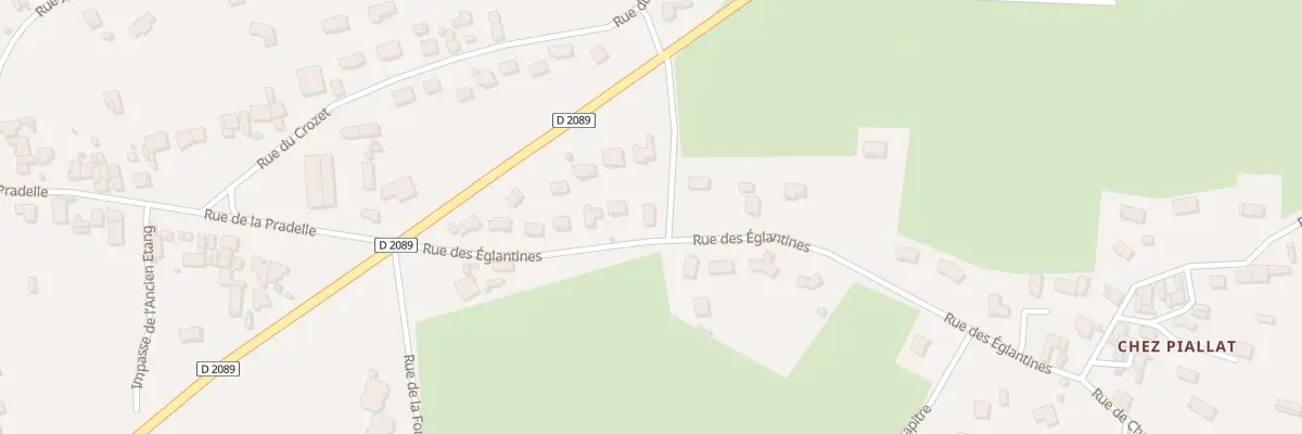 Plan du 23 Rue des Eglantines à Lezoux