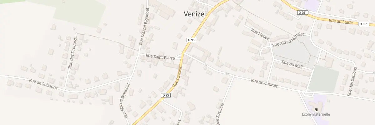 Plan du 145 Rue Pasteur à Venizel