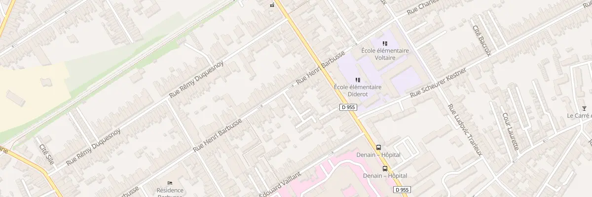 Plan du 188T Rue Henri Barbusse à Denain