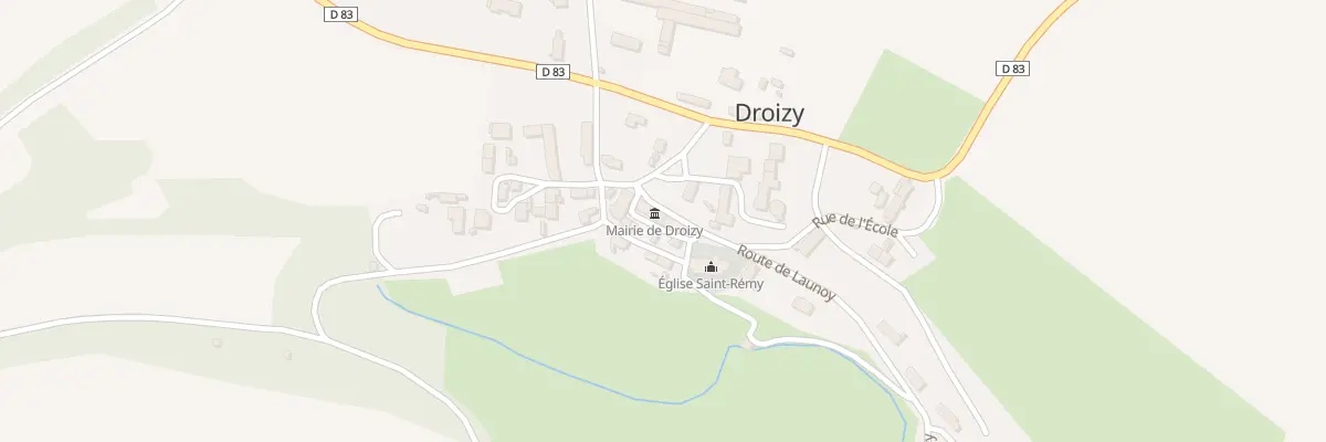 Plan du 8 Pl de la Mairie à Droizy
