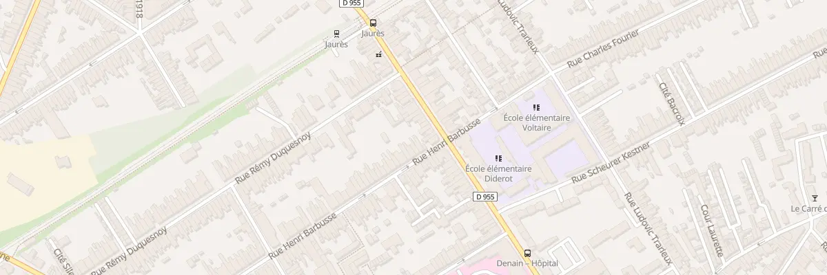 Plan du 125 Rue Henri Barbusse à Denain