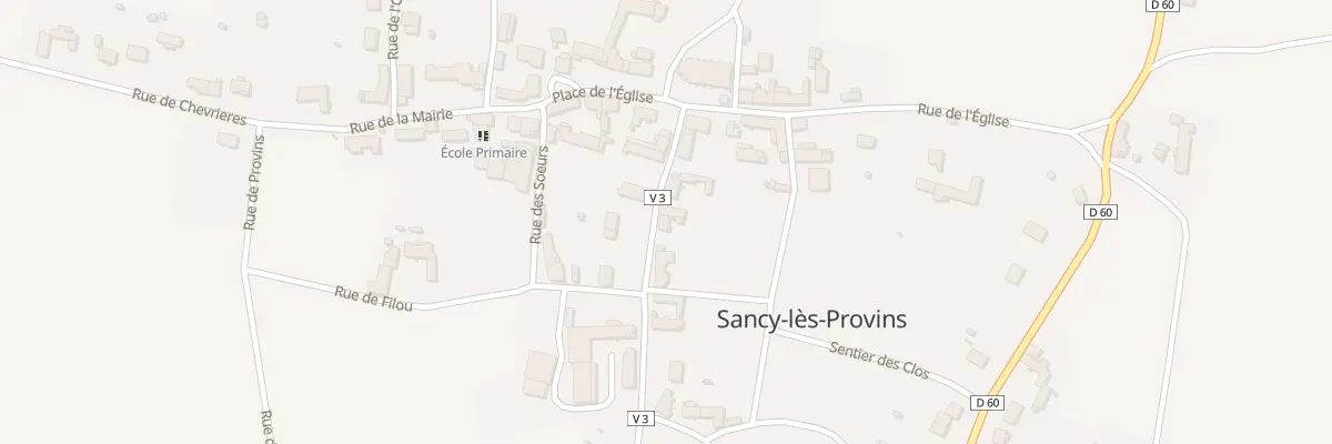 Plan du 5 Rue de Cordoue à Sancy-lès-Provins