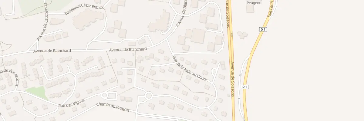Plan du 2 Rue de la Haie au Cours à Château-Thierry