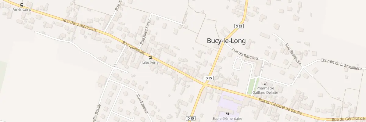 Plan du 23 Rue Quinquet à Bucy-le-Long