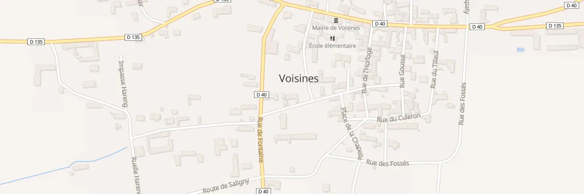 Plan du 5 Rue Clément à Voisines
