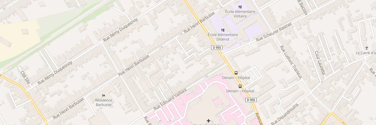 Plan du 118N Rue Henri Barbusse à Denain
