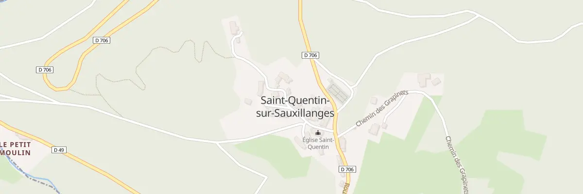 Plan du 5010 Le Bourg à Saint-Quentin-sur-Sauxillanges