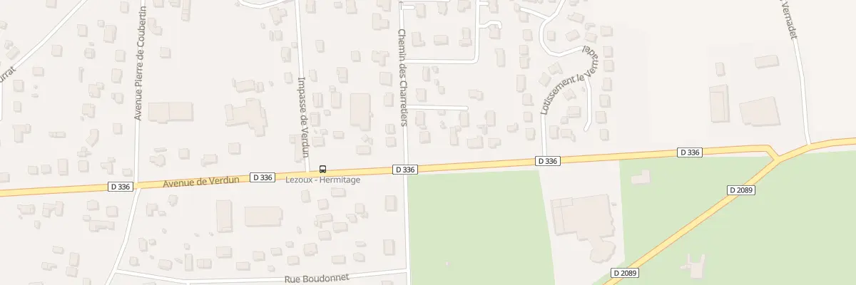 Plan du 59 Av de Verdun à Lezoux
