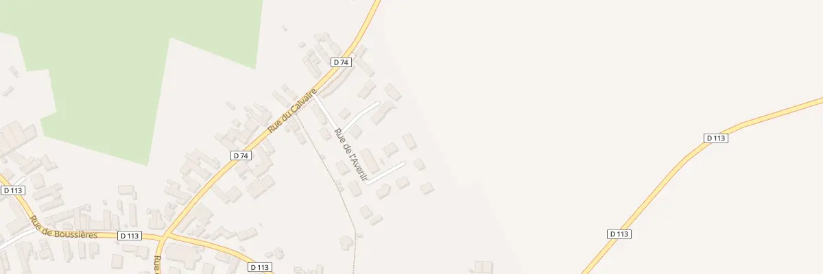 Plan du 14 Rue de l’Avenir à Bévillers