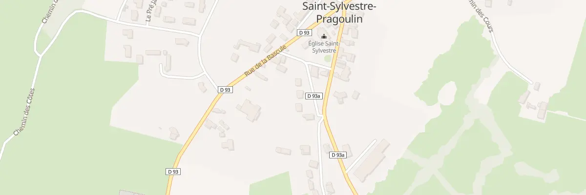 Plan du 8 Rue du chetit bois à Saint-Sylvestre-Pragoulin