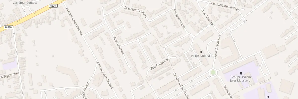 Plan du 54 Rue Gagarine à Douchy-les-Mines