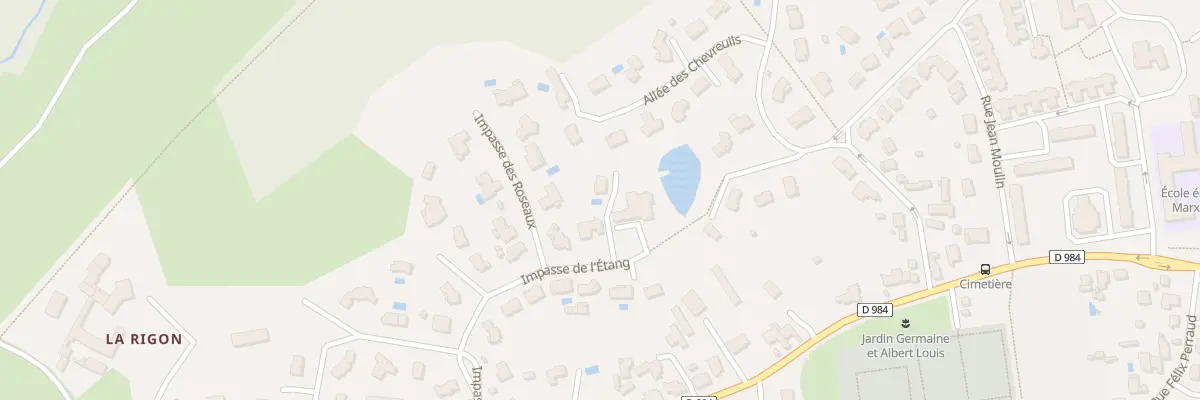 Plan du 17 Imp de l’Etang à Bellerive-sur-Allier