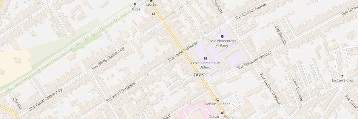 Plan du 134 Rue Henri Barbusse à Denain