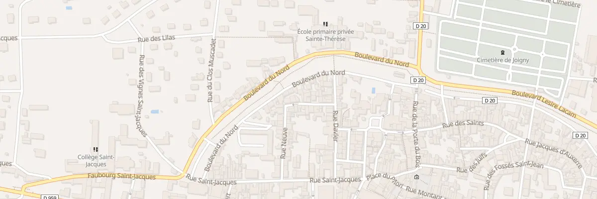 Plan du 31 Rue Sophie Barat à Joigny