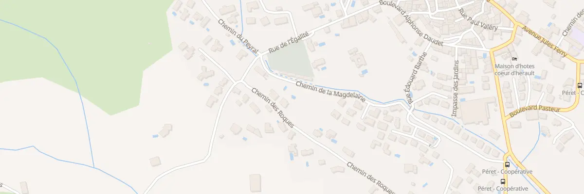 Plan du 12 Che des Roques à Péret