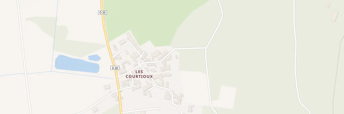 Plan du 17 Les Courtioux à Ravel