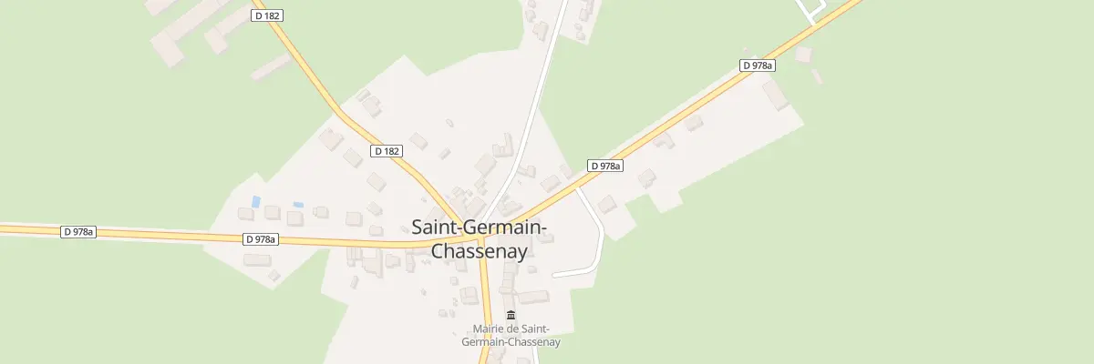 Plan du 4 Rte de Decize à Saint-Germain-Chassenay